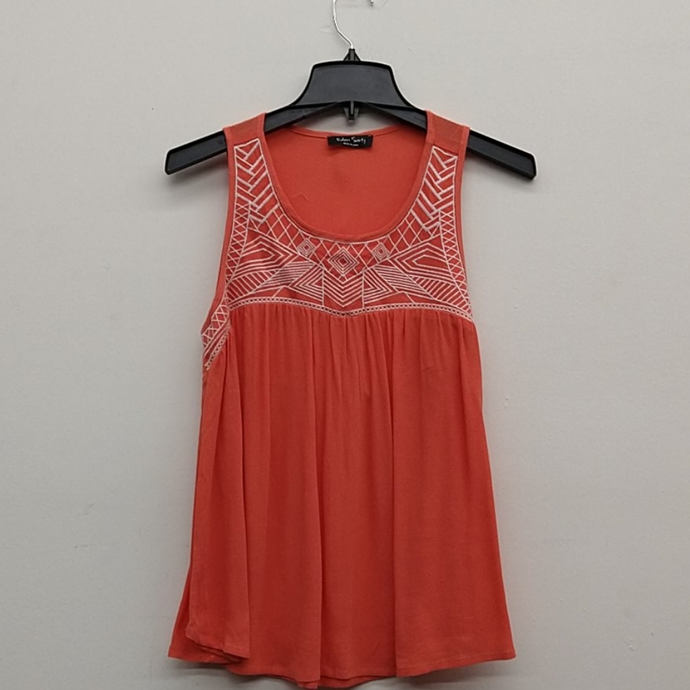 Eden Society Coral Tank Top